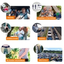 Toilette D'urgence Jonhy Wee, 3 Pièces -Camping Soldes toilette durgence jonhy wee 3 pieces 6