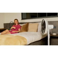 Trépied De Ventilateur Sur Pied Luvego Avec Télécommande - Minuterie - 40CM -Camping Soldes trepied de ventilateur sur pied luvego avec telecommande minuterie 40cm 2